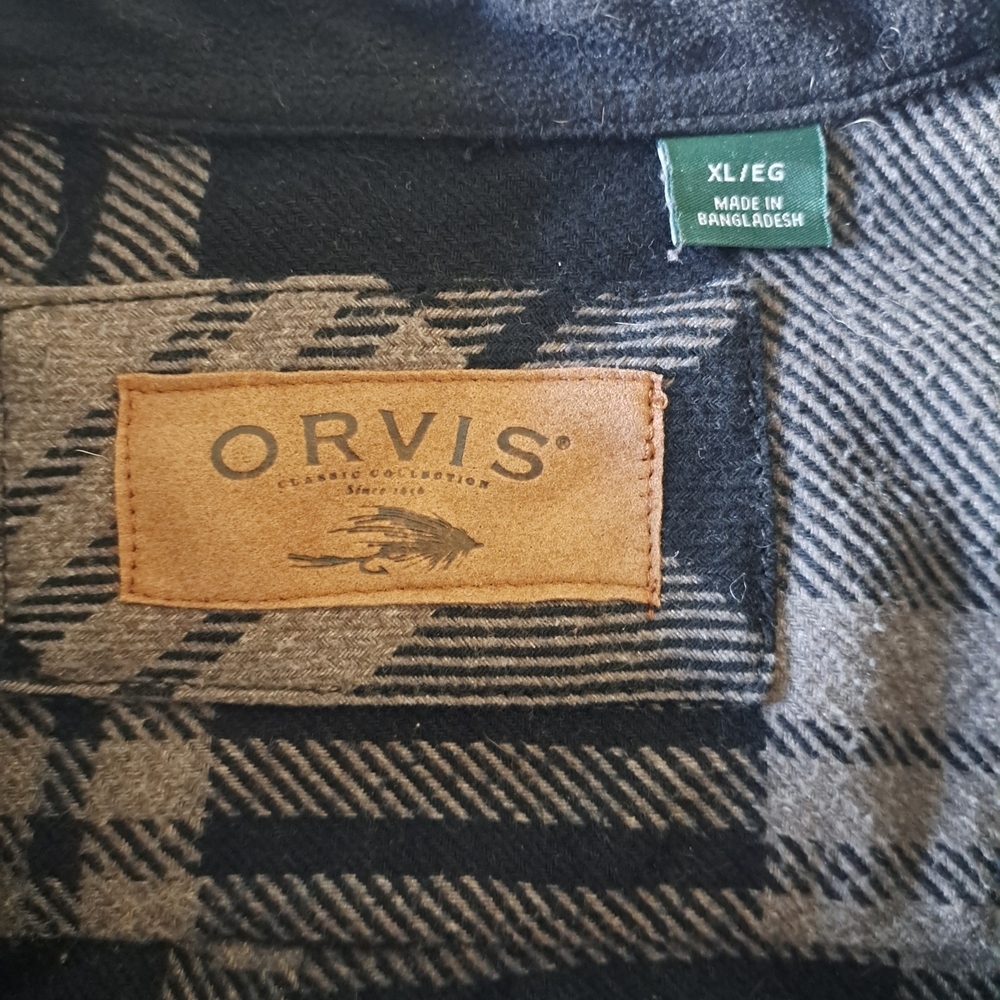 Orvis Men’s Plaid Flannel Shirt
Size: XL - Picture 3 of 6